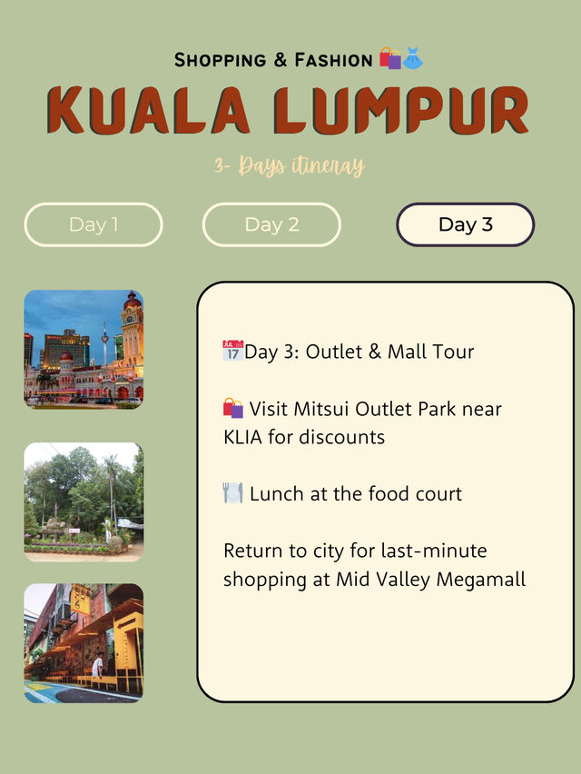 🇲🇾 Kuala Lumpur Itinerary 18: Shopping & Fashion 🛍️👗