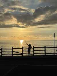 Beautiful sunset in Jeju