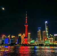 When the City Glows — Night at The Bund, Shanghai