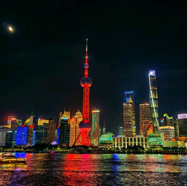 When the City Glows — Night at The Bund, Shanghai