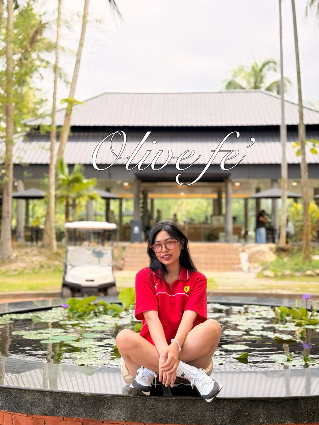 Olive fe’ คาเฟ่ในสนามกอล์ฟ @Hatyai
