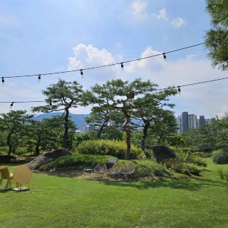 Кафе с видом на озеро Бэкун｜Green Flag Coffee