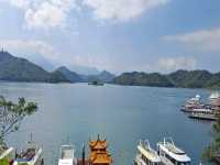 The Great Shuishe Pier in Sun Moon Lake area, Nantou County, Taiwan