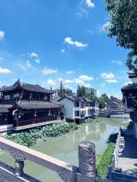 🏮🚣不用跑蘇州！七寶古鎮地鐵直達，絕美水鄉夜景美哭我！🚣🏮