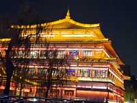 인공 호수 곡강지의 밤 풍경