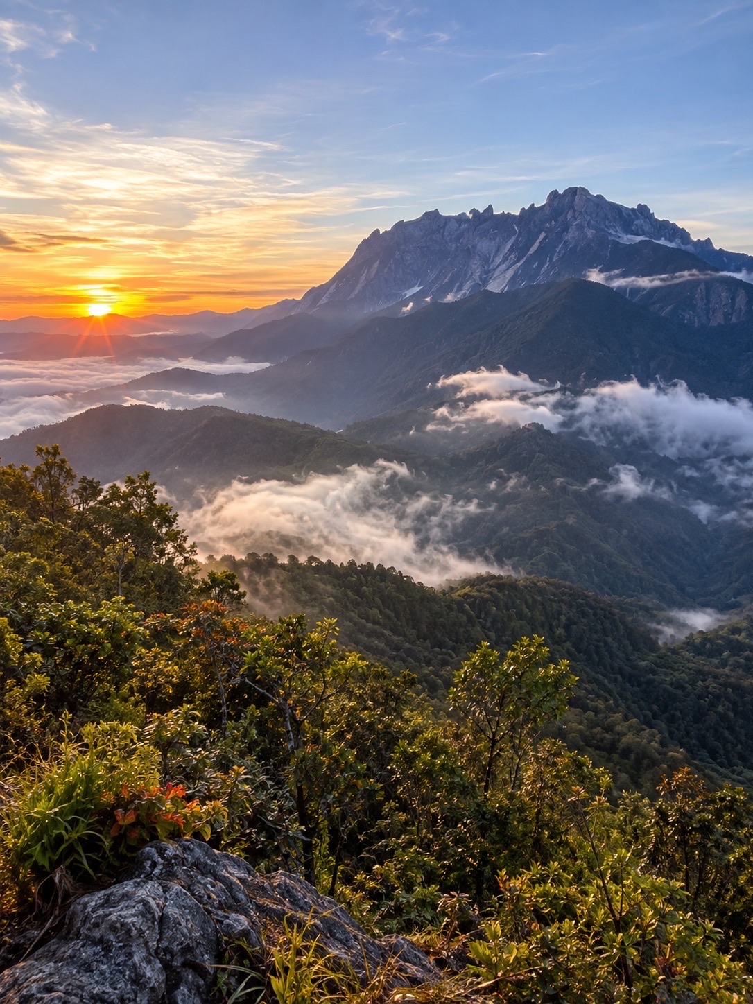 ⛰️ Núi Kinabalu – Sabah, Malaysia