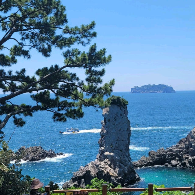 💙파워에이드 그 자체의 바다, 외돌개💙