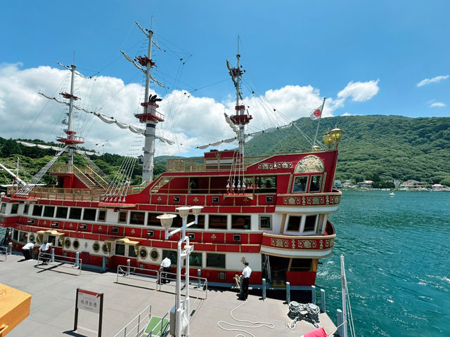 🏴‍☠️箱根海賊船體驗｜蘆之湖夢幻航行✨｜打卡富士山＋童話海盜世界⚓