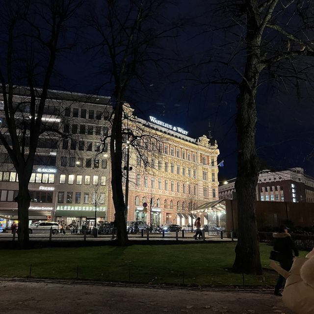 amazing view of the Helsinki Cathedral