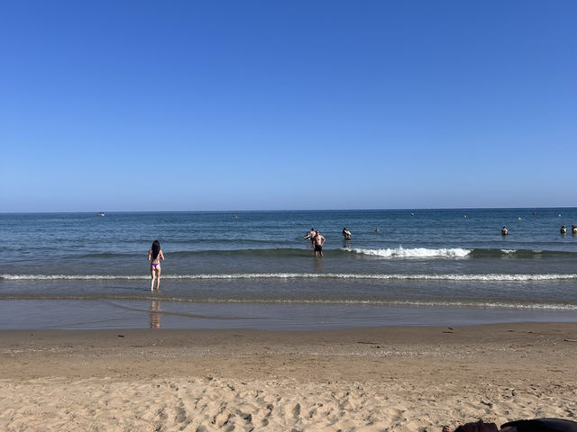 Train from Barcelona to Sitges beach