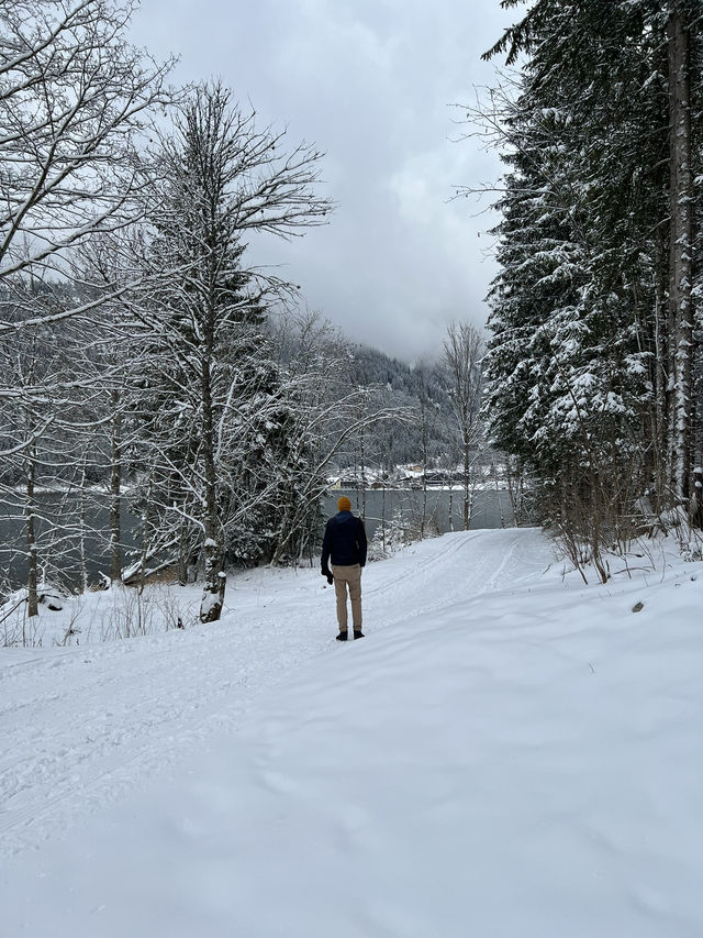 ❄️🏔️ Winter at Haldensee, Tirol – Where the Alps Whisper in Snow 🏔️❄️
