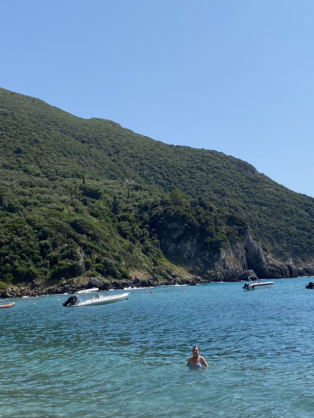 Corfu north to South. East to West