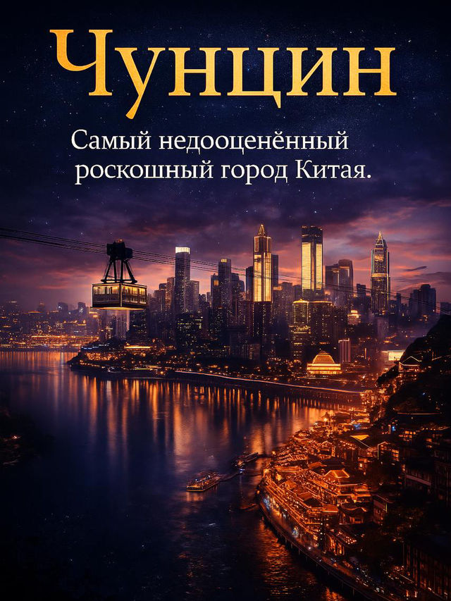 🌆 Чунцин — город, который удивляет с первой минуты.