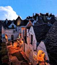 Italy's Alberobello town, a world from fairy tales.