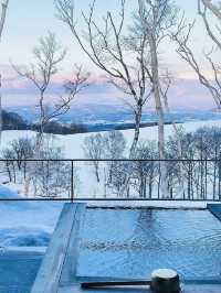 北海道溫泉旅館必二世谷坐忘林獨享雪景