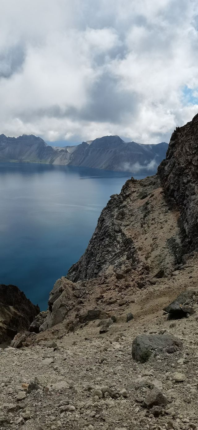 長白山北坡看天池