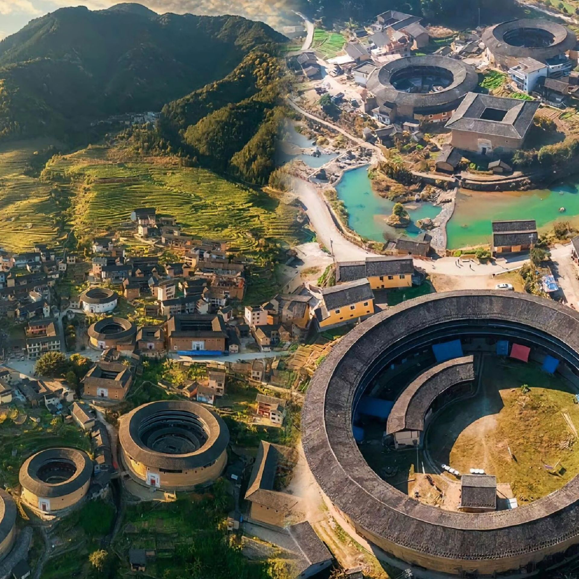 The Fortress Cluster in Datian, Fujian, represents an era