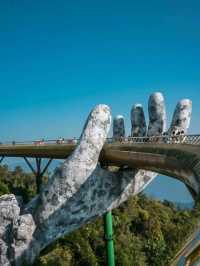 Golden hands Bridge on Bana Hills Vietnam 🇻🇳 