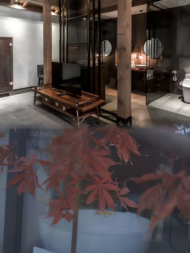 張家界民宿|宋風明雨 把茶室砌進每一個房間。
