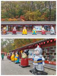 丹東鳳城鳳凰山，秋賞紅葉漫山遍野，層林盡染色彩斑斕。