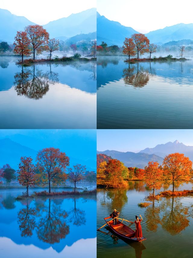 湖北羅田：遺世獨立的深秋綺夢。