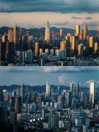 深圳南山公園絕佳觀景台，看城市夜色傾城。
