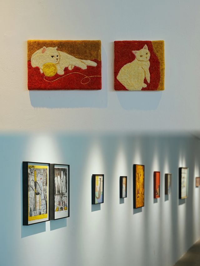 藝展上新 | 看月下花間小貓踏福而來