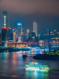 OMG‼️ The Night View of Chongqing is Absolutely Stunning, with Photo Spots Included