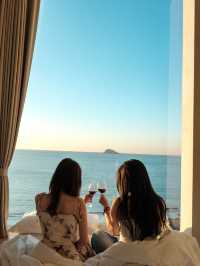 為了住這間海景房特地來了一趟青島
