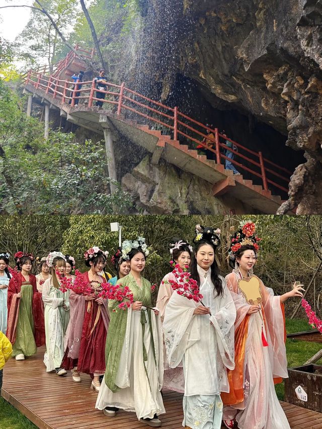 邂逅瀑布花海，解鎖九鳳谷治癒之旅