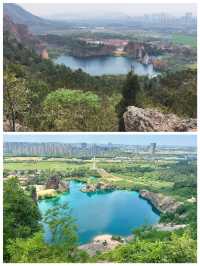 大陽山翡翠湖碧綠嘅湖水養眼秀麗嘅風景令人注目