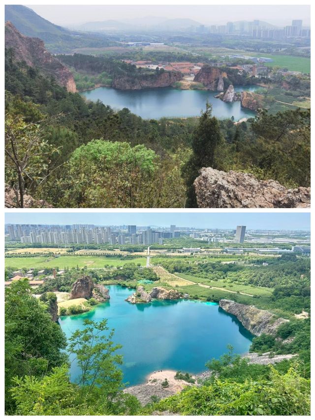 大陽山翡翠湖碧綠嘅湖水養眼秀麗嘅風景令人注目