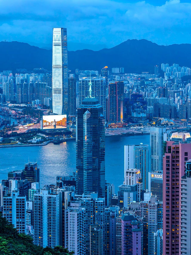 太平山頂藍調時刻｜香港最動人暮色詩篇