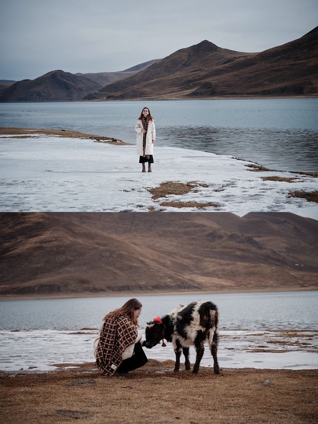 羊卓雍措丨神女散落的藍綢帶