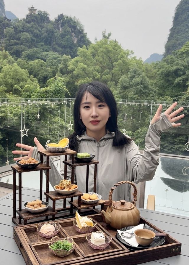 喺酒店就可以睇晒陽朔嘅山水