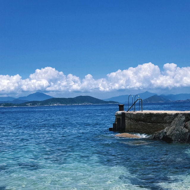 🌊香港「黃茅洲」｜隱世玻璃海！一秒穿越馬爾代夫～