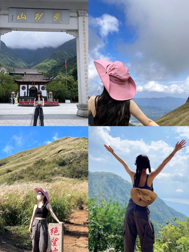 吊帶靚女千千萬，武功山上佔一半！打卡！
