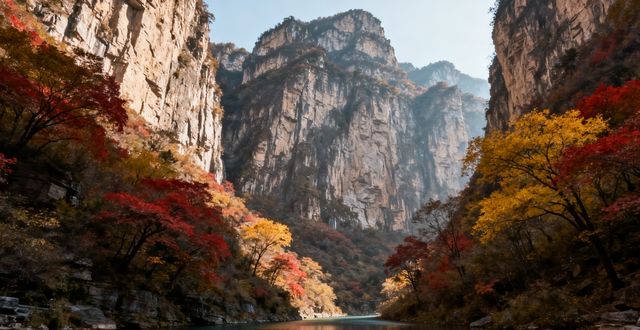 秋日限定！在焦作峰林峽邂逅「中國第一高壩」。
