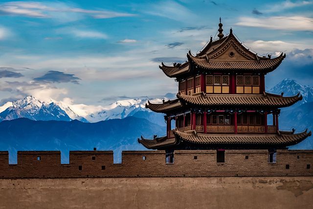 大漠落日、長城殘垣，藏著千年故事～