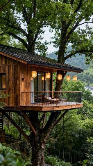 感受「童話」故事般的樹屋體驗