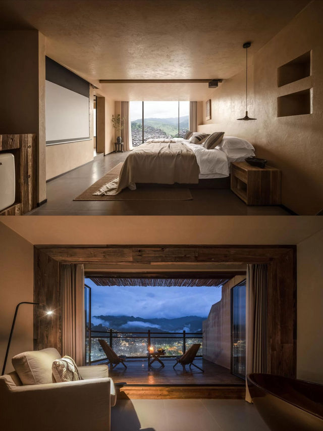 躺看千戶苗寨!這家侘寂風民宿美到窒息 躺看千戶苗寨!這家侘寂風民宿美到窒息