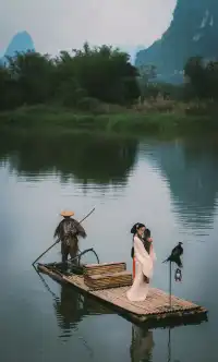 闖入廣西的明仕田園漁舟唱晚太治癒了