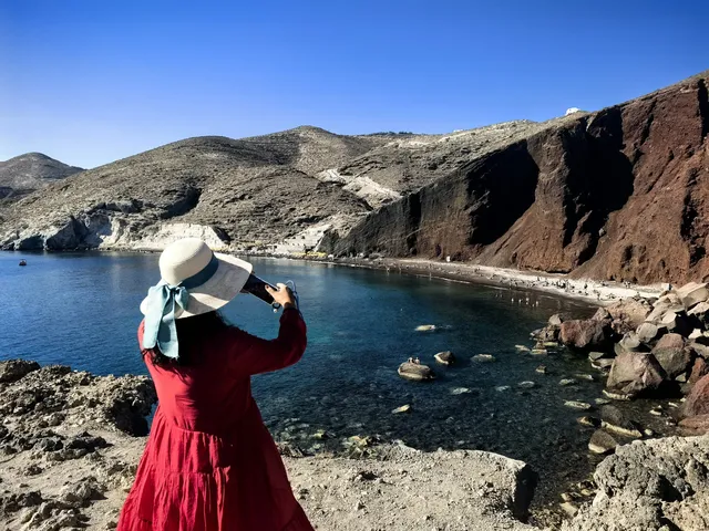 聖托里尼----紅沙灘