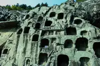 我終於來到了龍門石窟