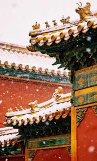北京初雪故宮千年限定雪景!不要錯過