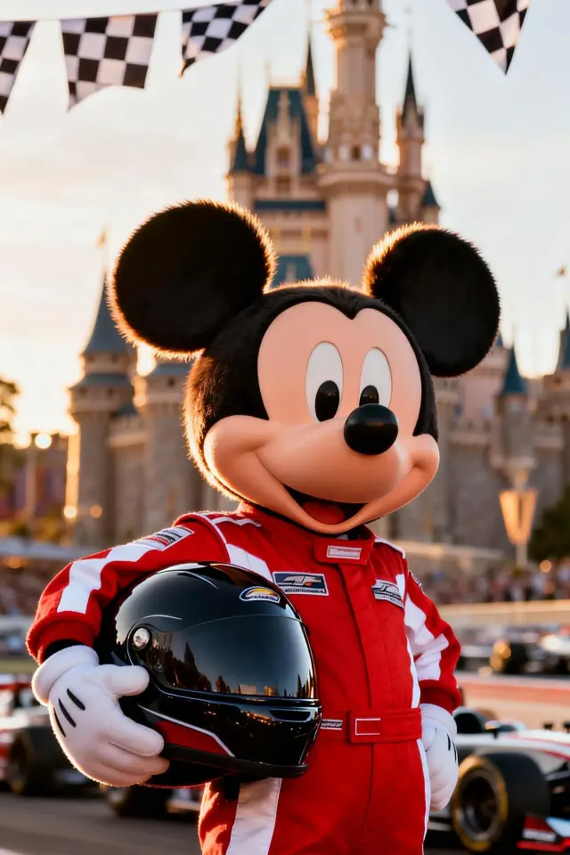 Shanghai Disneyland F1 Exclusive｜Full Speed Ahead! Fairy Tale Castle Meets High-Speed Racing