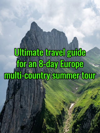 Summer European multi-city tours are amazing! Save this guide now