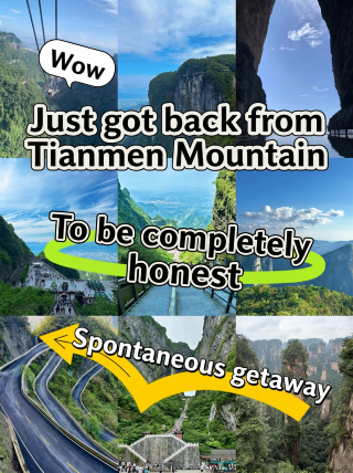 Back from Tianmen Mountain, here's the honest truth