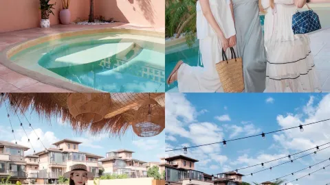 Escape the city for 24 hours | Stay in a pink Nanyang-style courtyard at Luhu — traveler post in Foshan