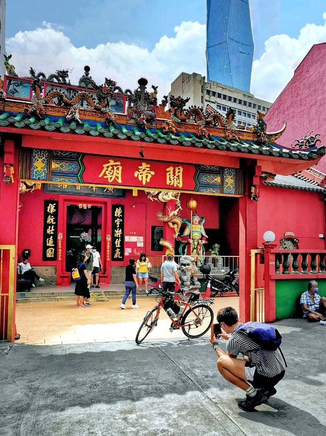 An old temple in KL city center.